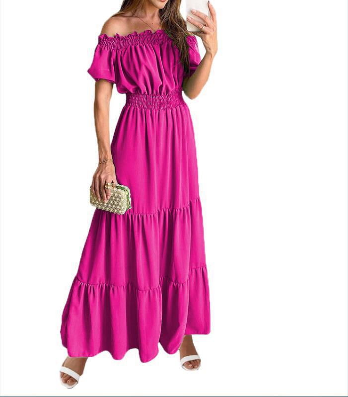 Women's Dress Fashionable Off Neck