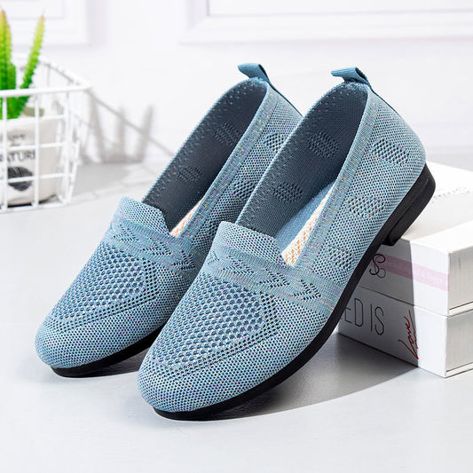 Stylish Women's Mesh Hollow Out Cloth Shoes