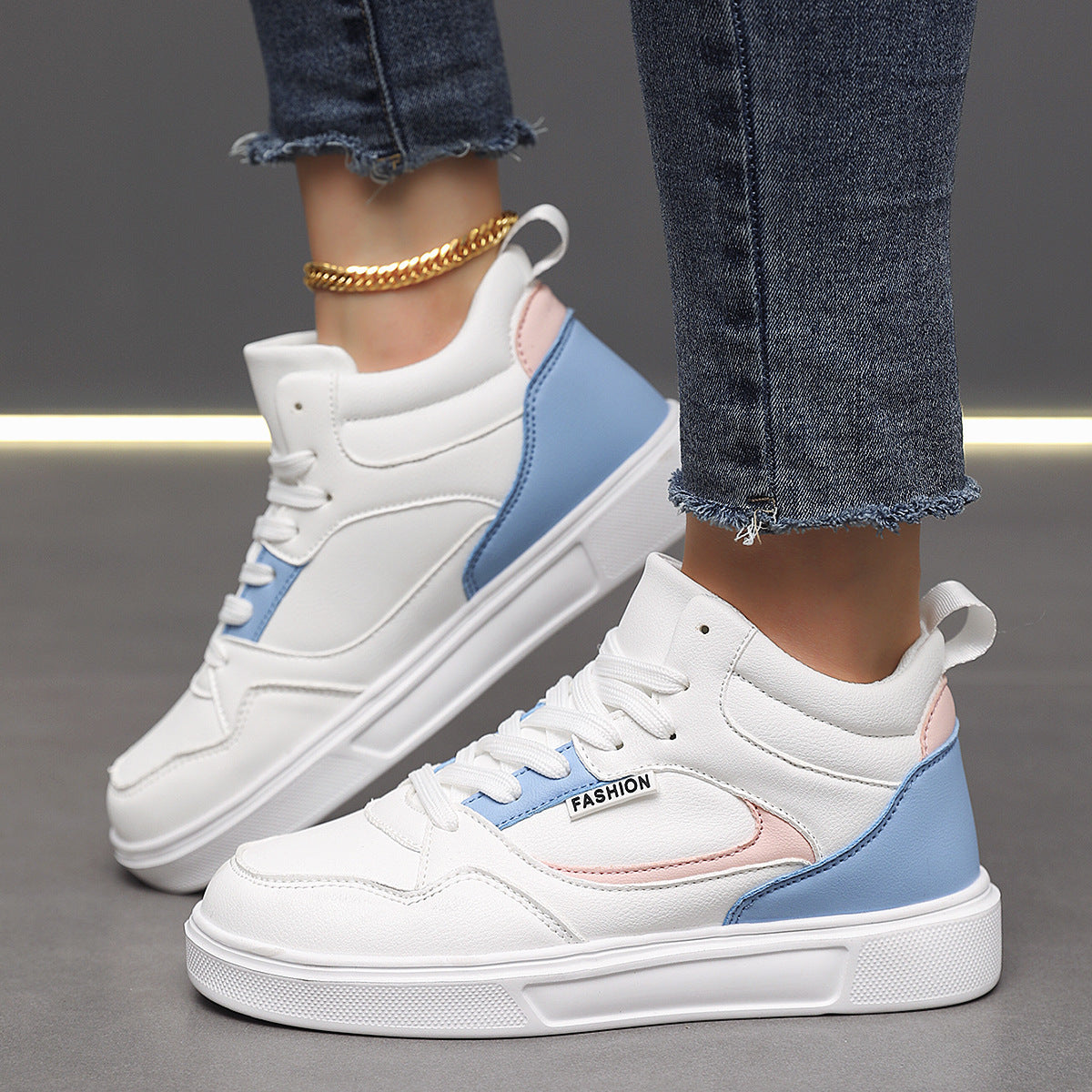 Large Size Flat Bottom Casual Sneakers