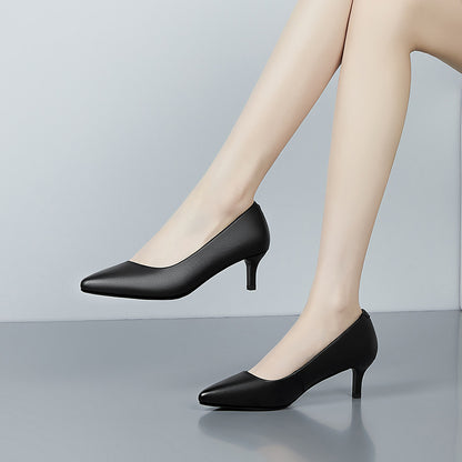 Professional Pointed-Toe High Heel Work Shoes