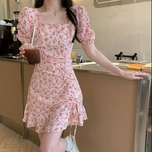 Women's Fashionable And Gentle Floral Dress