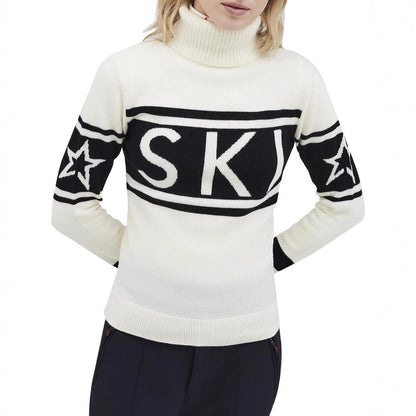 Slim-Fit Printed Turtleneck Sweater – American Style