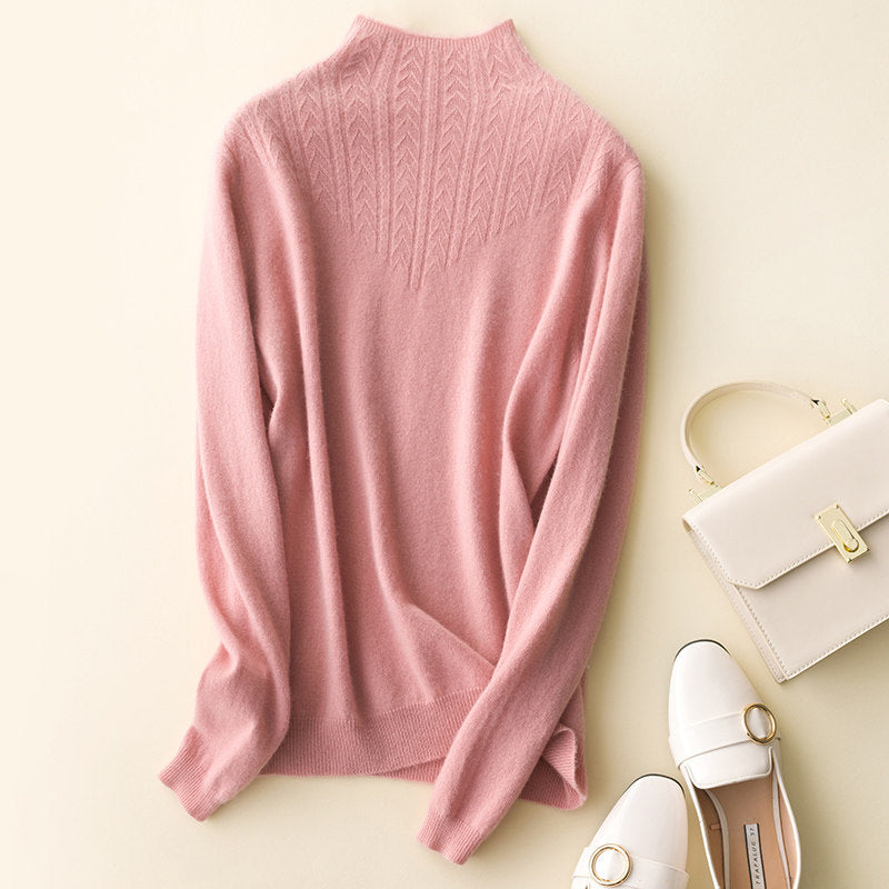 Turtleneck short sweater