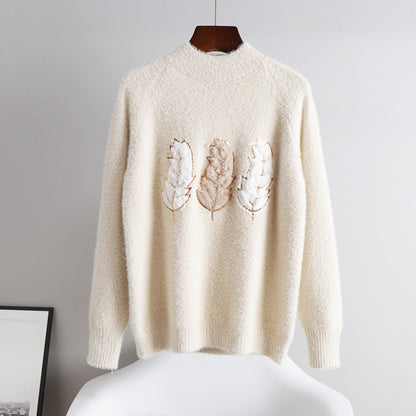 Scented Knit Mink Sweater - Petite Fragrance-infused Top