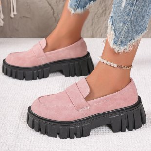 Plus Size Sponge Cake Platform Slip-On Leisure Pumps