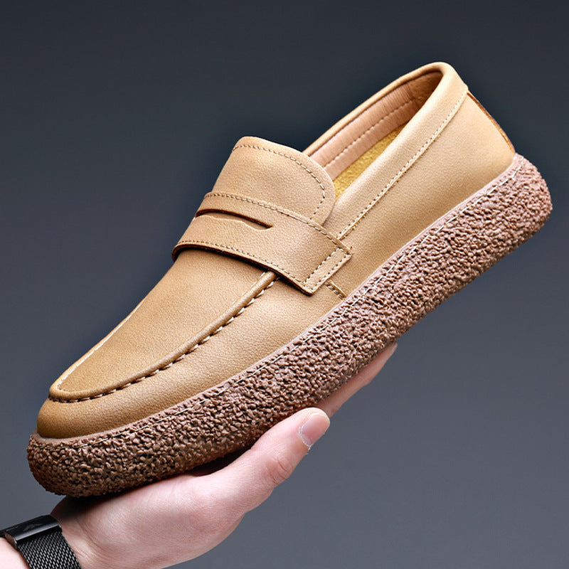 Men's Trendy All-Match Casual Leather Shoes for Spring