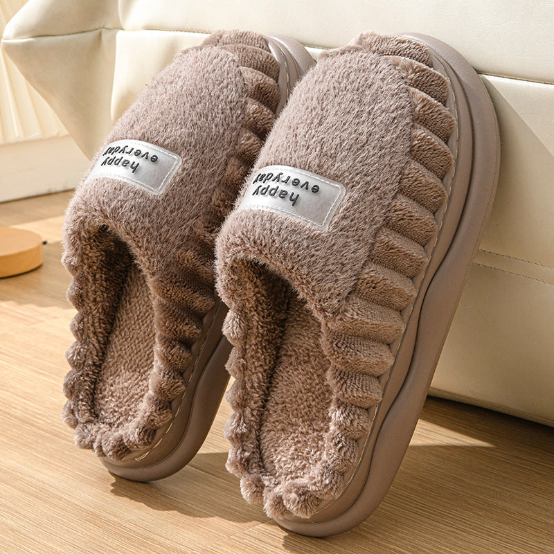 Thick-Soled EVA Patchwork Home Slippers