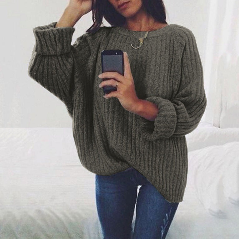 Round neck sweater