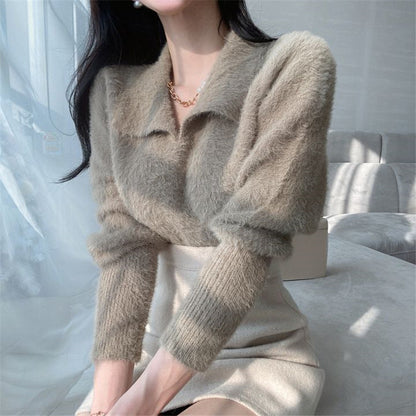 Chic Western Style All-Match Women's Sweater – Fashionable Temperament