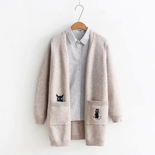 Student cardigan sweater jacket