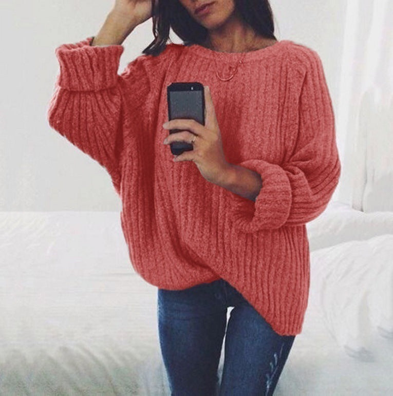 Round neck sweater