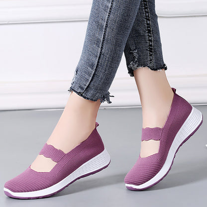 Summer Low-Cut Breathable Cloth Sports Shoes for Women