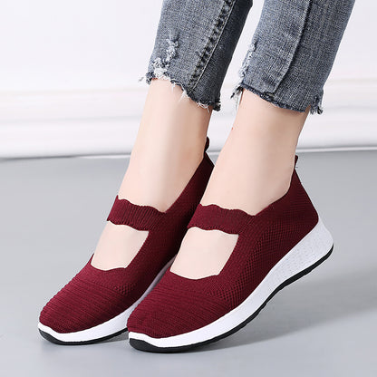 Summer Low-Cut Breathable Cloth Sports Shoes for Women