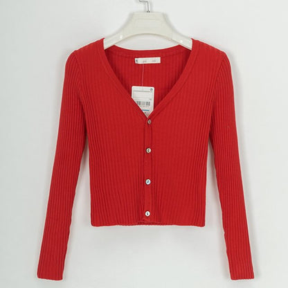 Women's Slim Fit Sweater Cardigan - Stylish and Comfy