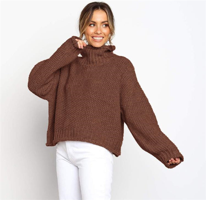 Women's sweater knitted top