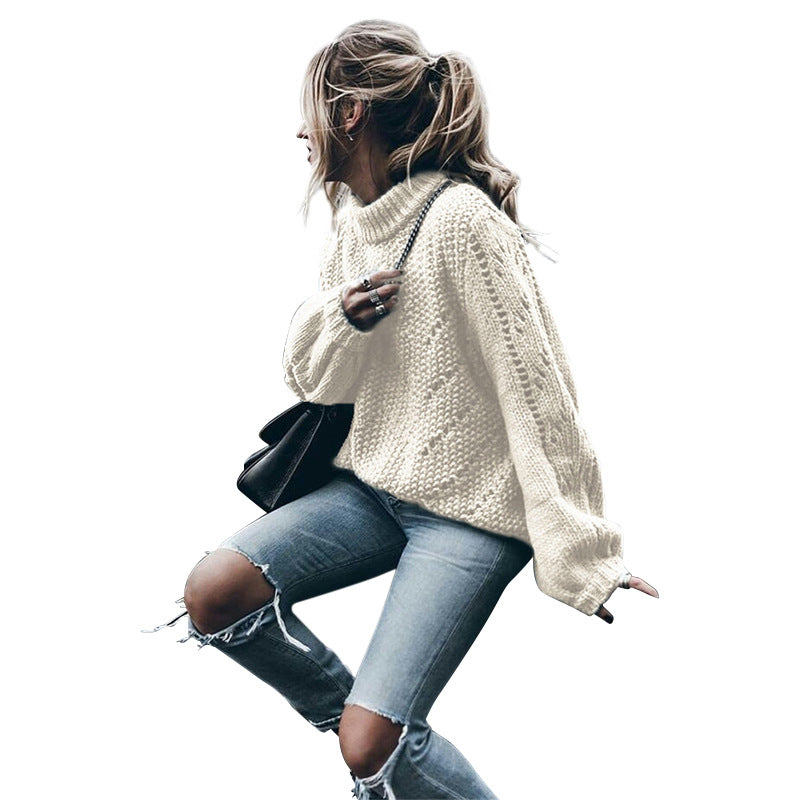 Loose knit sweater