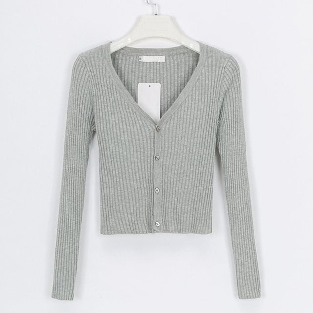 Women's Slim Fit Sweater Cardigan - Stylish and Comfy