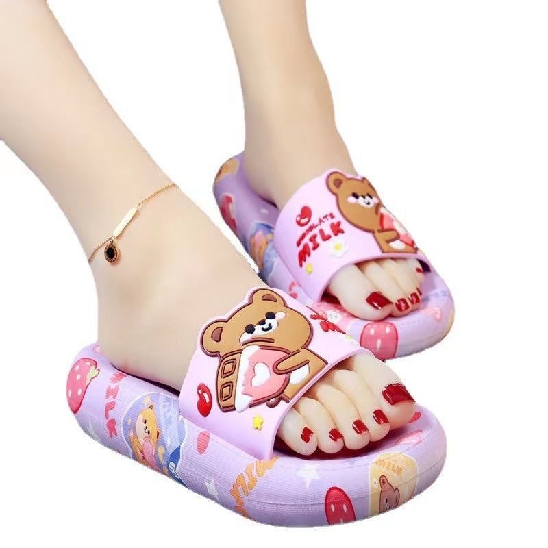 Cartoon Thick Non-slip Soft Bottom Indoor Flip-Flops