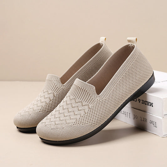 New Casual Breathable Flat Shoes with Soft Bottom