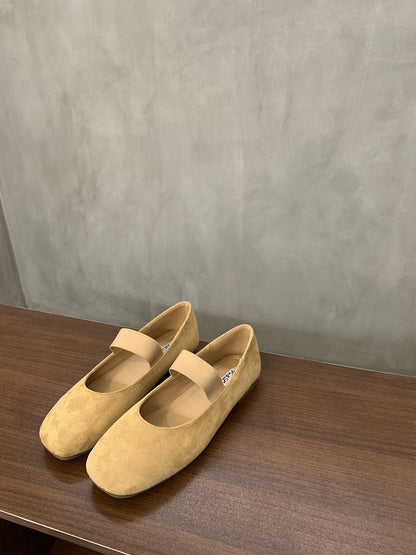 Vintage French Style Soft Bottom Round Head Summer Flats