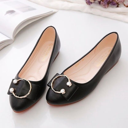 Mary Jane Soft Bottom Low-Cut Flat Shoes