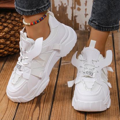 Women's Breathable Mesh Platform Dad Shoes