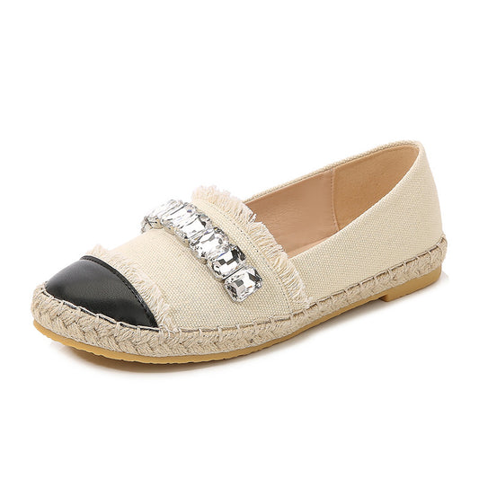 Women's Round-Toe Flat Casual Single Shoes