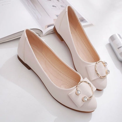 Mary Jane Soft Bottom Low-Cut Flat Shoes