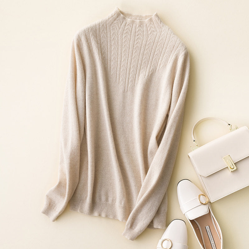 Turtleneck short sweater