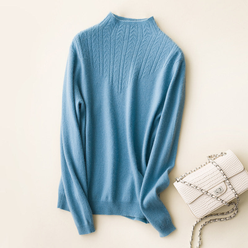 Turtleneck short sweater