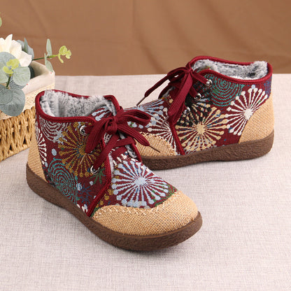 Women's Non-Slip Winter Cloth Shoes