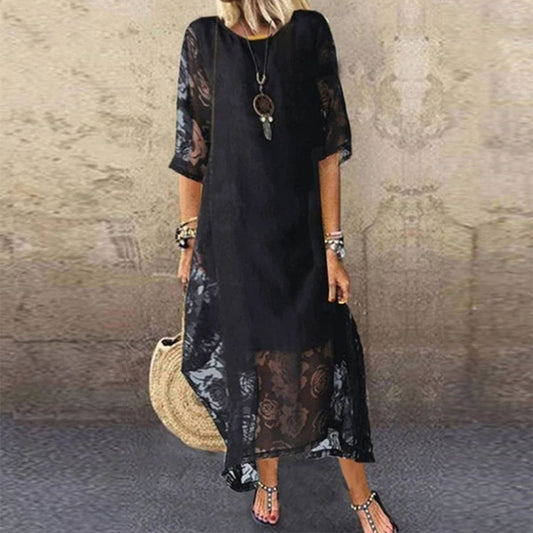 Long Dress Lace Casual For Women