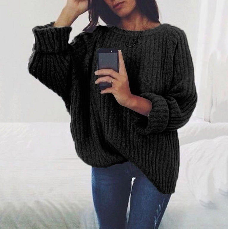 Round neck sweater