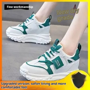 Spring Platform Casual Sports Shoes - Small White Sneakers