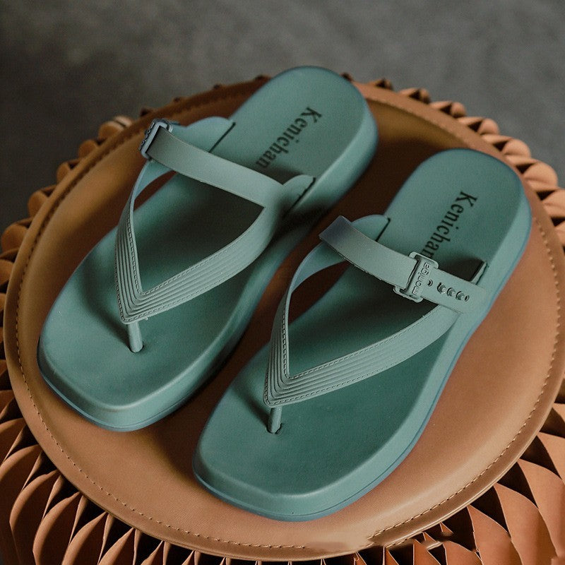 Breathable Platform Flip-Flops for Women - Internet Celebrity Style