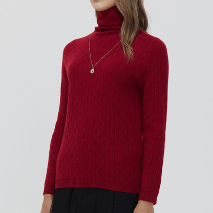 Women's Thickened Wool Sweater - Autumn & Winter Warmth