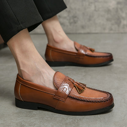 Men's New Casual Slip-On Leather Shoes