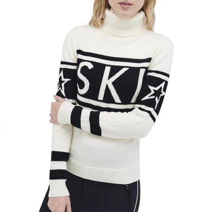 Slim-Fit Printed Turtleneck Sweater – American Style