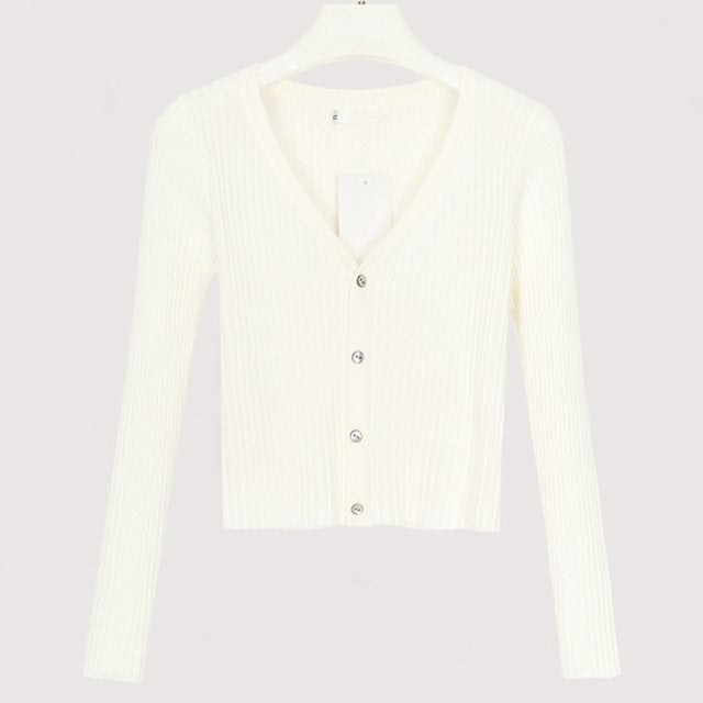 Women's Slim Fit Sweater Cardigan - Stylish and Comfy