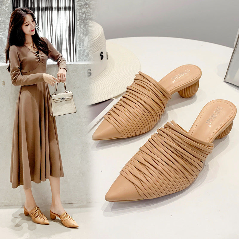 Strappy Pointed Roman Sandals for Women