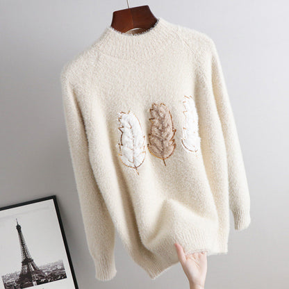 Scented Knit Mink Sweater - Petite Fragrance-infused Top