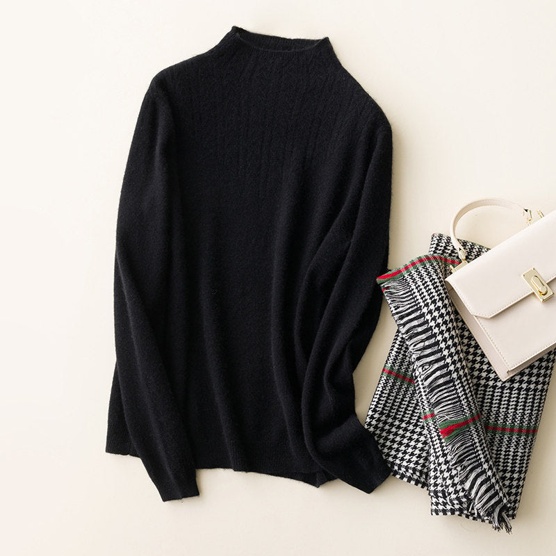 Turtleneck short sweater