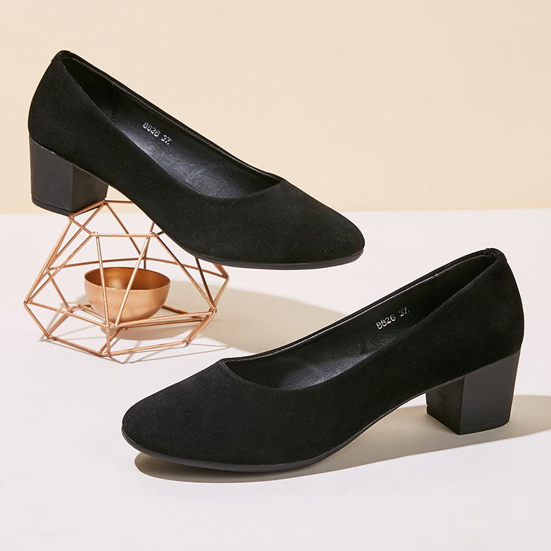 Ultra-Soft Suede Women's Office Shoes: Perfect for the Business Workplace