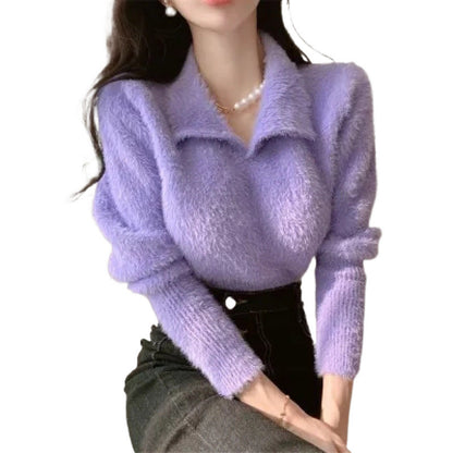 Chic Western Style All-Match Women's Sweater – Fashionable Temperament