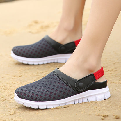 Men's Plus Size Casual Mesh Hole Slippers