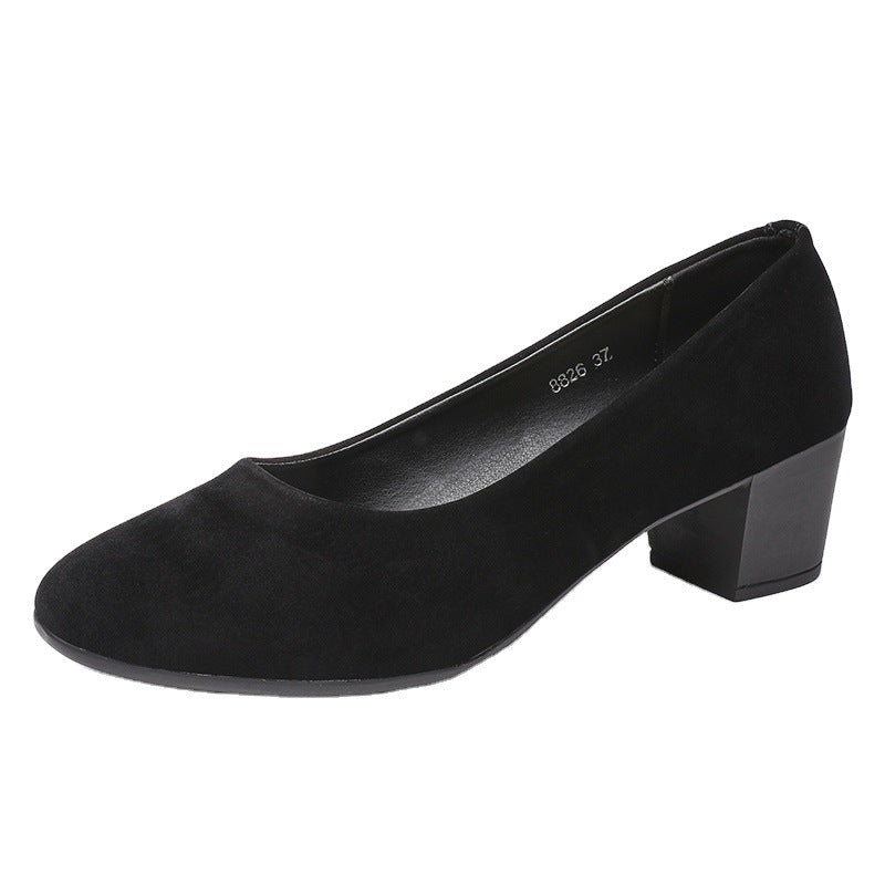 Ultra-Soft Suede Women's Office Shoes: Perfect for the Business Workplace