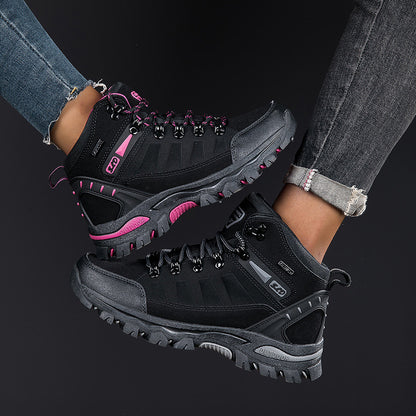 Plus Size Outdoor High-top Wear-resistant Mountaineering Shoes for Women