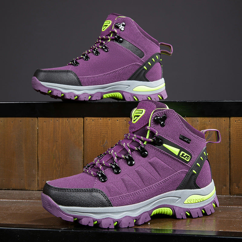 Plus Size Outdoor High-top Wear-resistant Mountaineering Shoes for Women