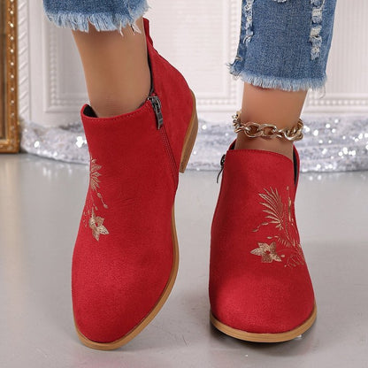 Women’s High-Heel Pointed Ankle Boots