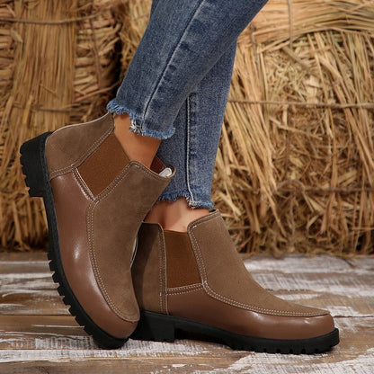 Women's Platform Ankle Boots Short Martin Boots